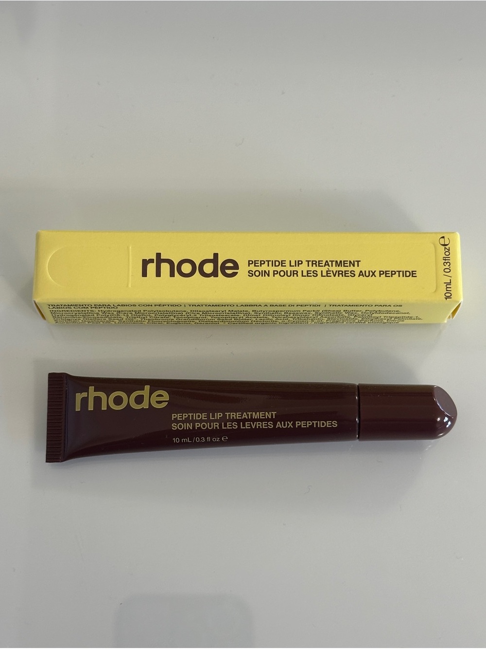 RHODE caramelized banana peptide lip treatment